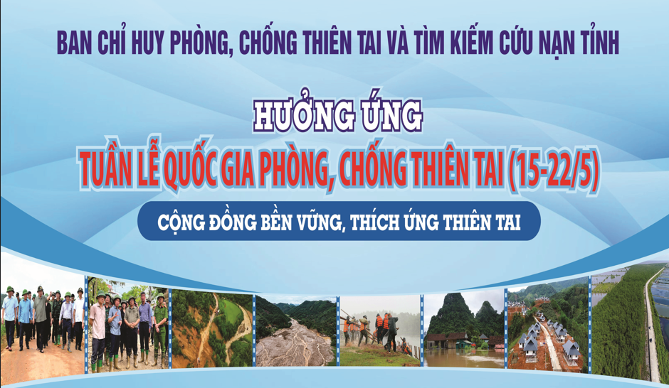 Tuần lễ Quốc gia phòng, chống thiên tai năm 2025 (15/5-22/5)